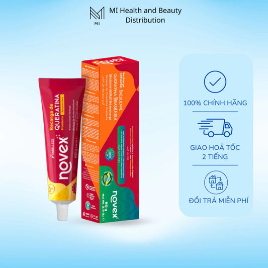 Tinh Chất Ủ Tóc Phục Hồi Cấp Tốc Novex Brazilian Keratin Recharge 80g Chính Hãng
