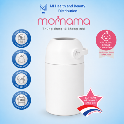 Thùng Đựng Tã Khử Mùi Momama - Giải Pháp Thông Minh, Tiết Kiệm & An Toàn Cho Bé
