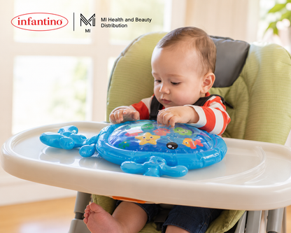 Thảm Nước Cho Bé Infantino Water Mat Giúp Tập Lẫy Tummy Time Kích Thích Giác Quan