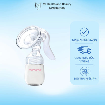 Máy hút sữa bằng tay Momama Comfy – Nhỏ gọn, Êm ái, Dễ vệ sinh | Hút sữa không đau, chất liệu an toàn cho mẹ và bé