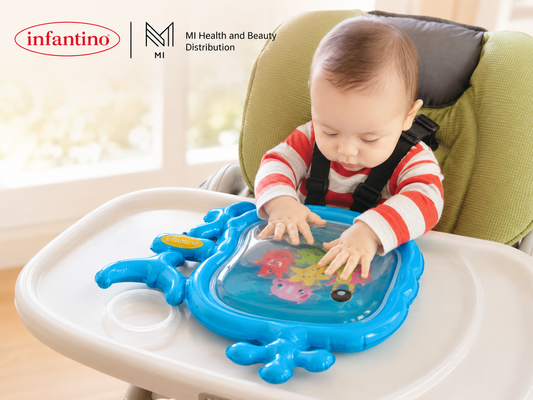 Thảm Nước Cho Bé Infantino Water Mat Giúp Tập Lẫy Tummy Time Kích Thích Giác Quan