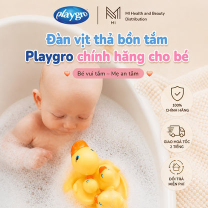 Bộ đồ chơi Đàn vịt thả bồn tắm Playgro Fully Sealed chính hãng cho bé