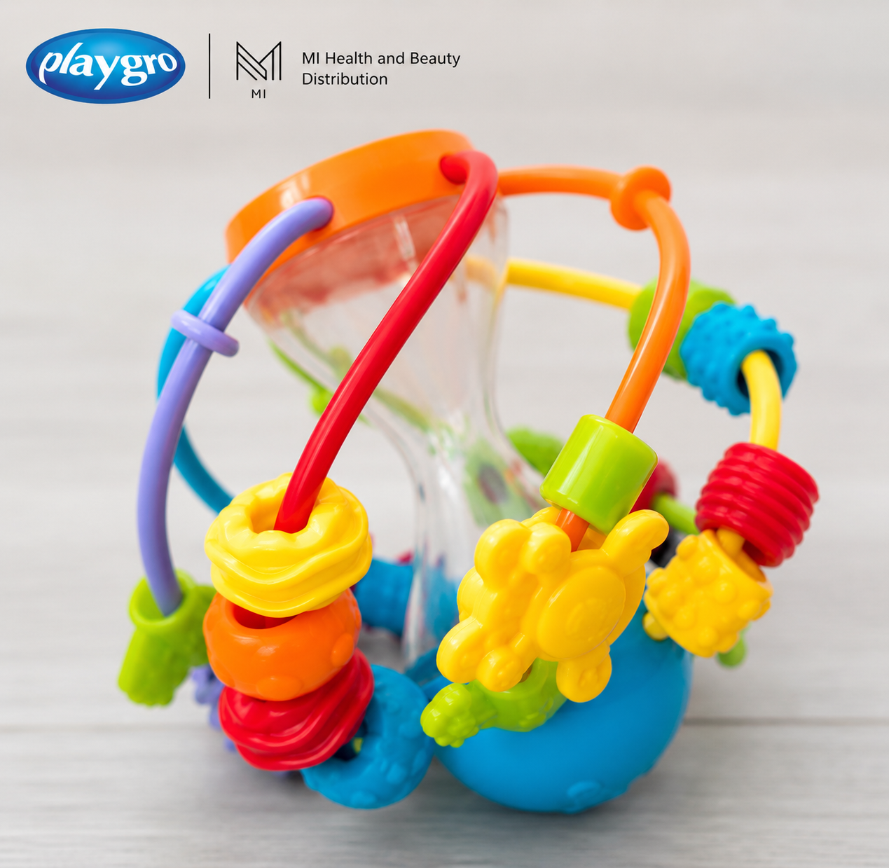 Quả bóng xúc xắc tập bò Playgro Play & Learn Ball chính hãng