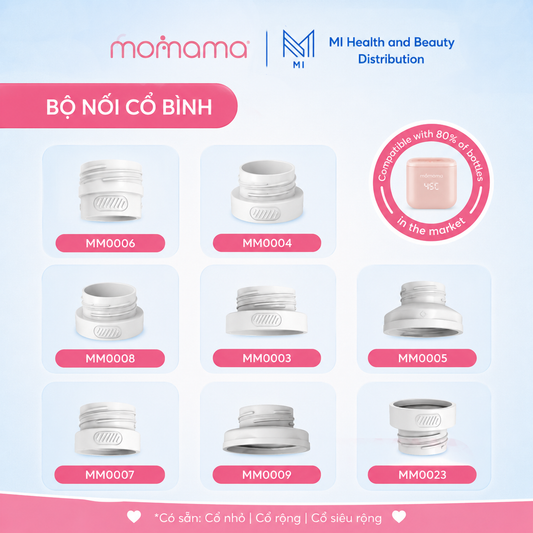 Cổ Bình Sữa/Bộ chuyển đổi cổ bình cho máy hâm sữa Momama phù hợp cho bình Moyuum