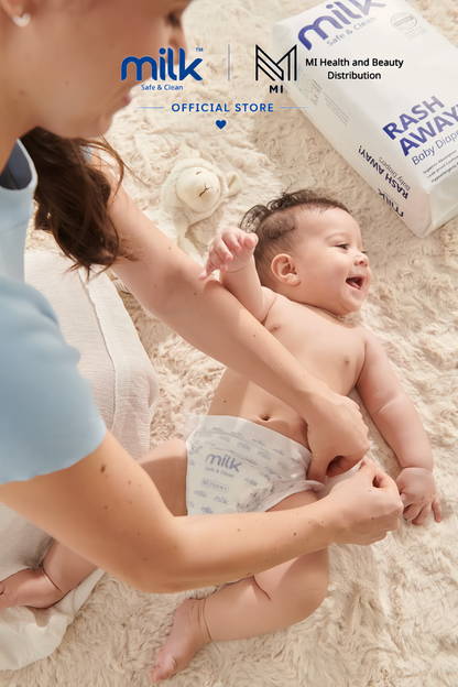 Bỉm Tã Dán MILK Flexi Tape Siêu Mềm Mỏng Chống Hăm Cho Bé [Size NB22/S48/M42]