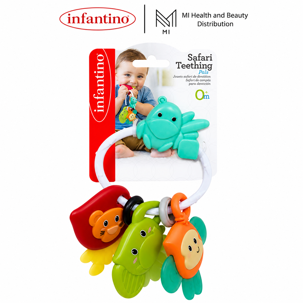 Gặm Nướu Cho Bé Pals Safari Infantino – Chất Liệu An Toàn, Thiết Kế Ngộ Nghĩnh