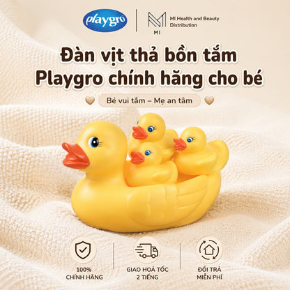 Bộ đồ chơi Đàn vịt thả bồn tắm Playgro Fully Sealed chính hãng cho bé