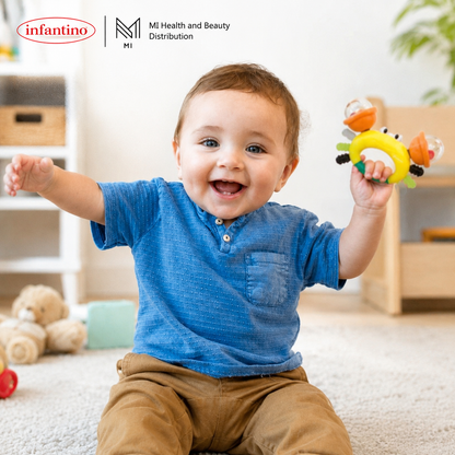 Đồ Chơi Ngậm Nướu Kích Thích Giác Quan Hình Cua Infantino Chính Hãng