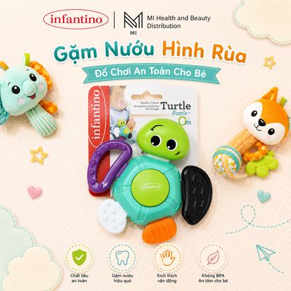 Gặm Nướu Hình Rùa Infantino – Đồ Chơi An Toàn Cho Bé 5.0
