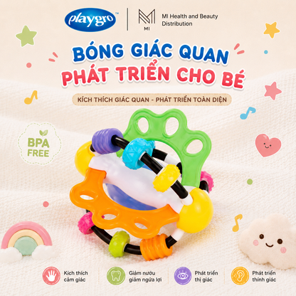 Đồ chơi bóng tập bò phát triển giác quan Playgro Explor‑a‑Ball chính hãng cho bé