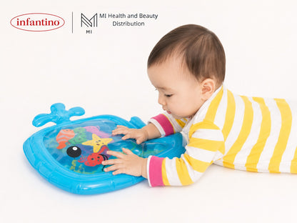 Thảm Nước Cho Bé Infantino Water Mat Giúp Tập Lẫy Tummy Time Kích Thích Giác Quan