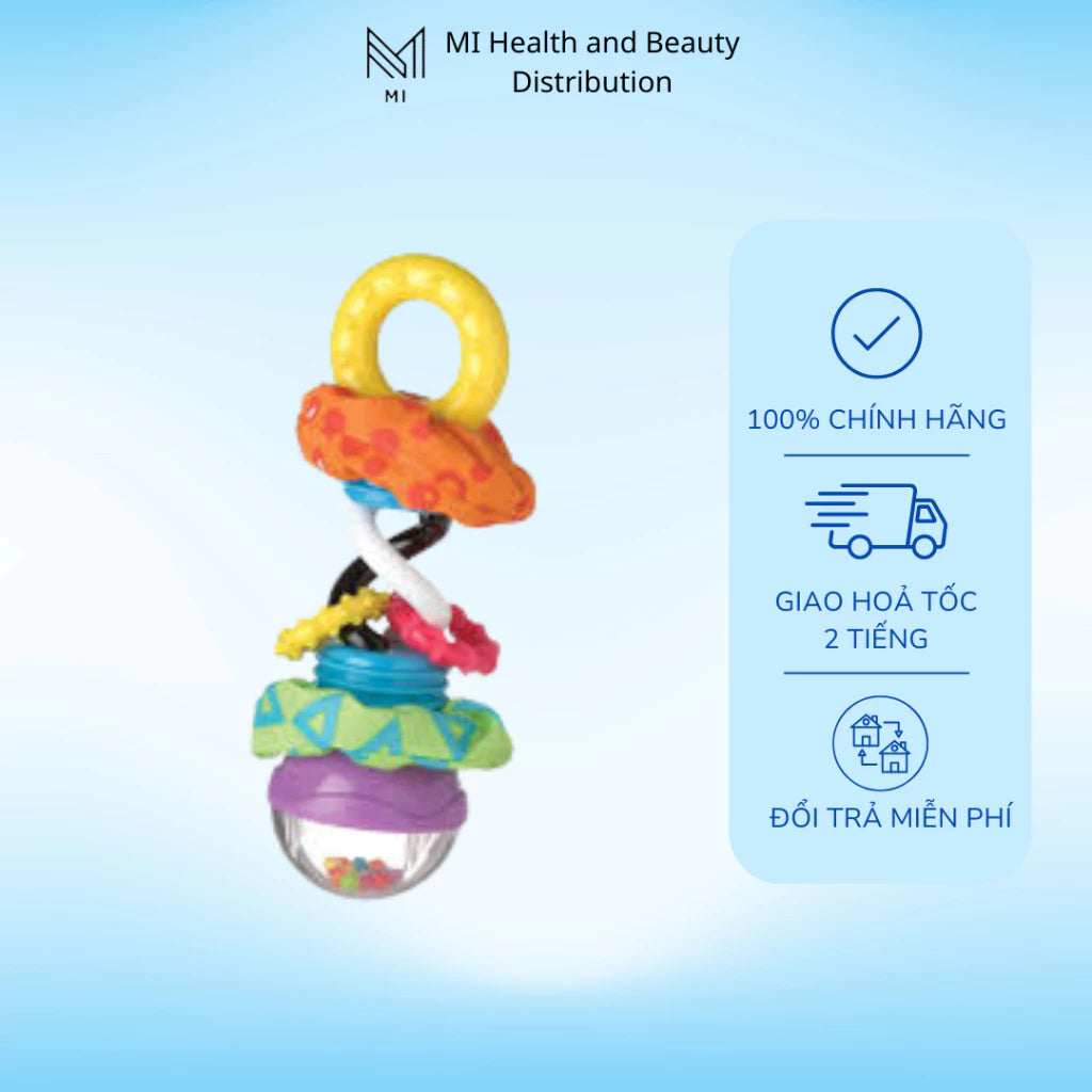 Xúc xắc & gặm nướu phát triển giác quan cho bé - Playgro Super Shaker