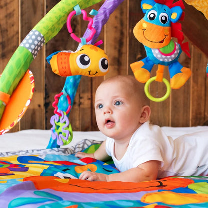 Playgro Clip Clop Musical Activity Gym – Thảm chơi nhạc cho bé với đồ chơi treo phát triển giác quan