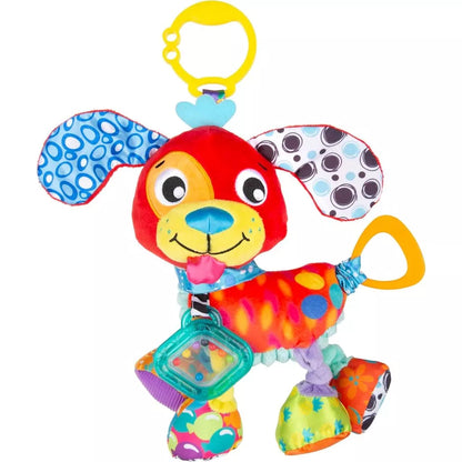 Playgro Activity Friend Penny Puppy – Đồ chơi phát triển giác quan cho bé, kẹp gắn xe đẩy/ghế ngồi